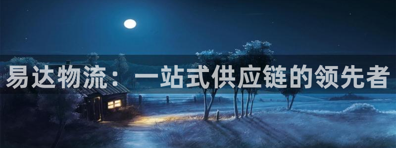 旺财28技巧：易达物流：一站式供应链的领先者