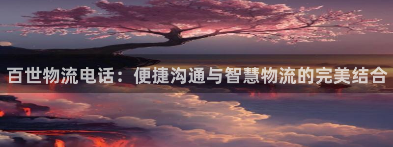 旺财28网站平台是多少:百世物流电话